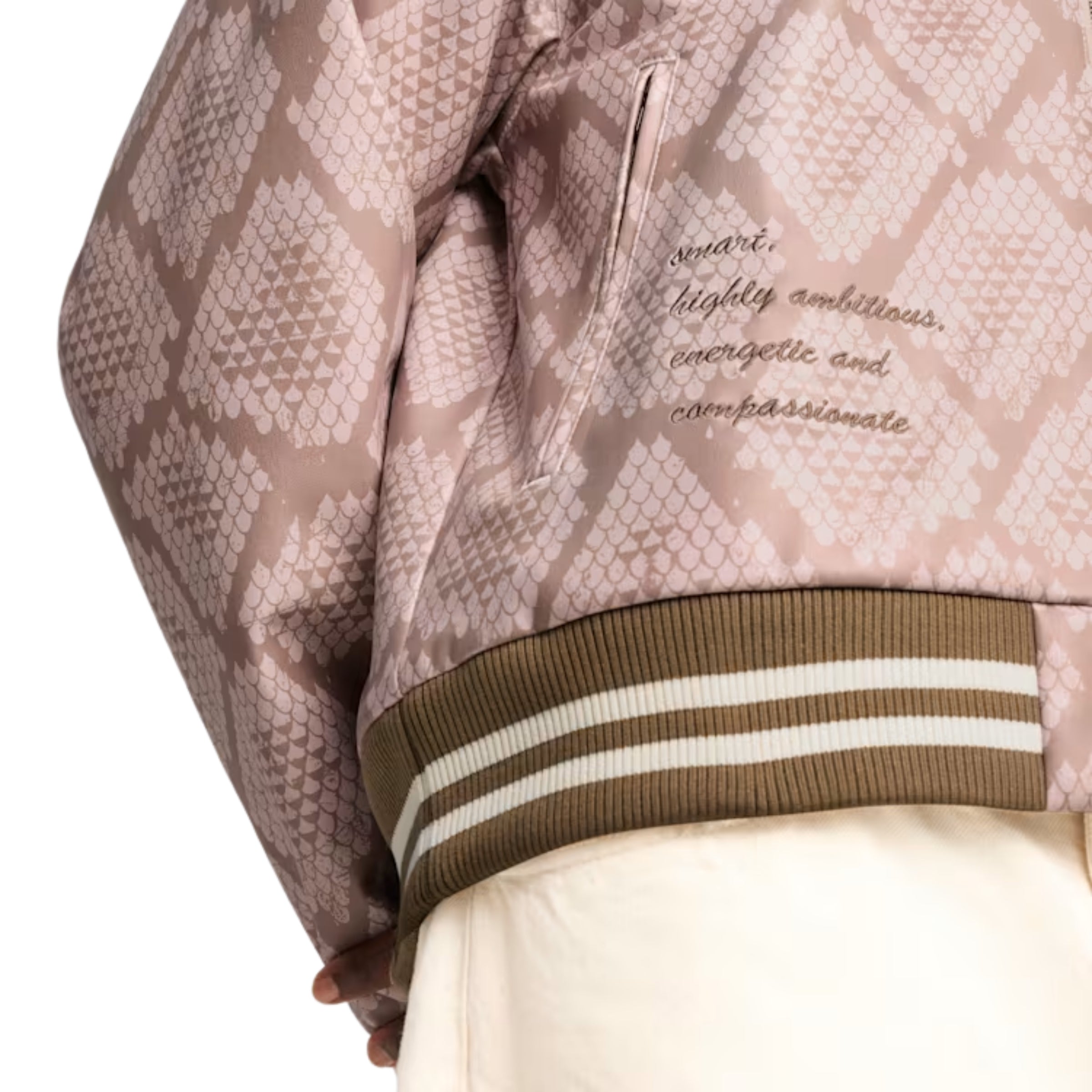 Puma Jacket Allover Print Dusty Pink